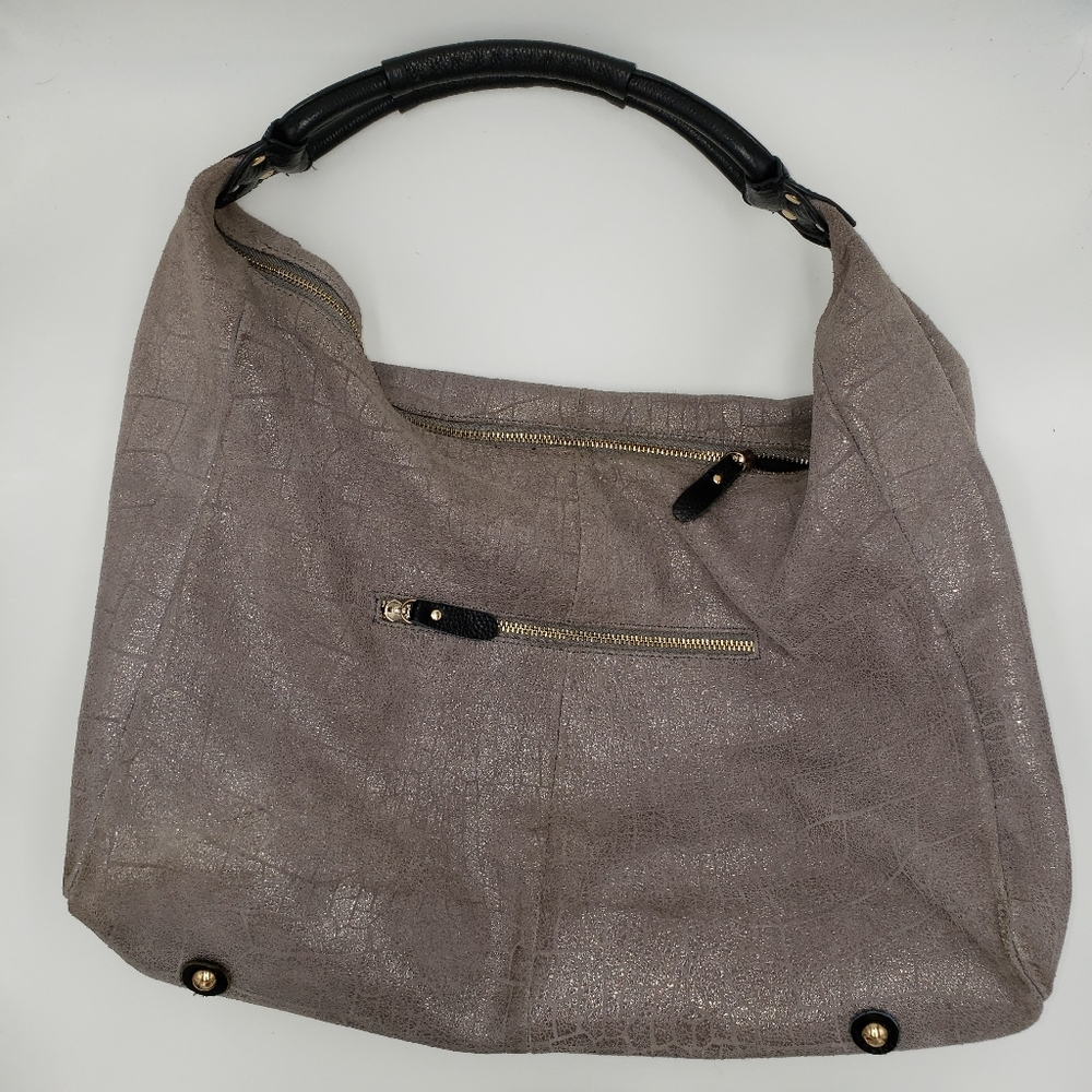 Lola Bernard Hobo Bag Gray Simmer